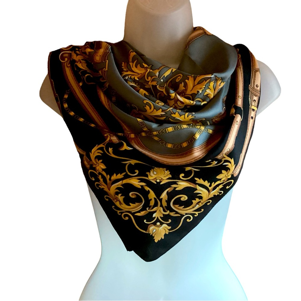 Totes Italian Scarf  30” x 30” square